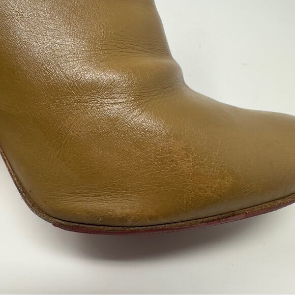 Christian Louboutin Tan Ankle Boots - Picture 14 of 15